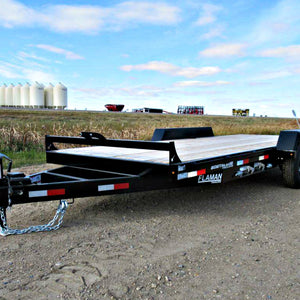 Flat Deck Trailer With Ramps